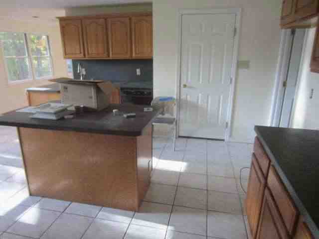 kitchen being remodeled