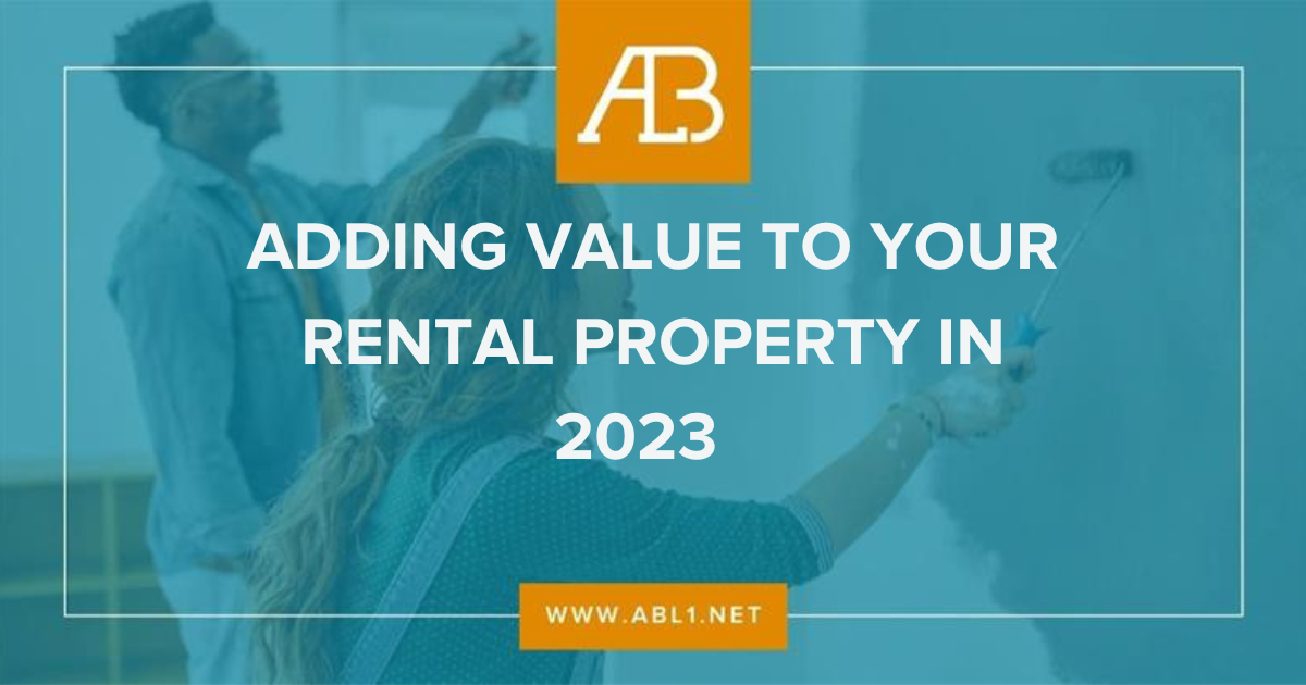 Add value to rental property